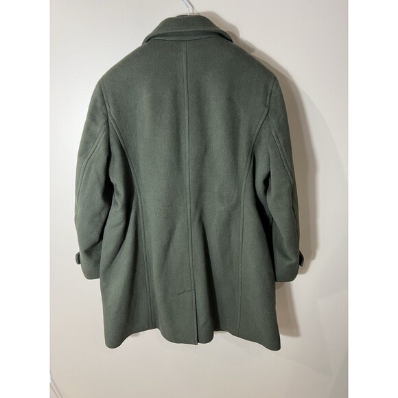 LL Bean Classic Lambswool Polo Coat Three-Quarter Women 20 Petite Bellandi Italy - Picture 2 of 12